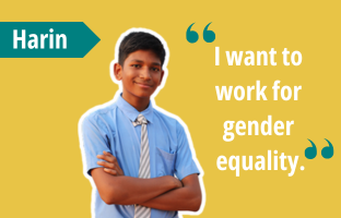 Harin: Adolescent boys sensitising on gender issues